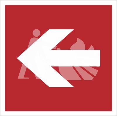 KIERUNEK DO MIEJSCA ROZMIESZCZENIA SPRZĘTU POŻARNICZEGO LUB URZĄDZENIA OSTRZEGAJĄCEGO KIERUNEK DO MIEJSCA ROZMIESZCZENIA SPRZĘTU POŻARNICZEGO LUB URZĄDZENIA OSTRZEGAJĄCEGO
