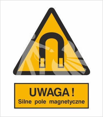 OSTRZEŻENIE PRZED SILNYM POLEM MAGNETYCZNYM OSTRZEŻENIE PRZED SILNYM POLEM MAGNETYCZNYM