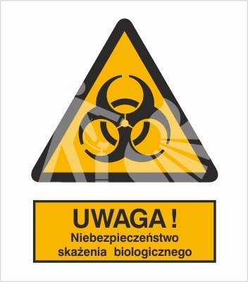 OSTRZEŻENIE PRZED SKAŻENIEM BIOLOGICZNYM