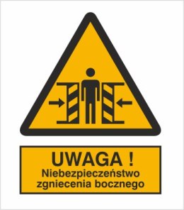 OSTRZEŻENIE PRZED ZGNIECENIEM