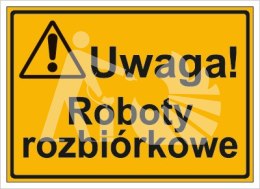 UWAGA! ROBOTY ROZBIÓRKOWE