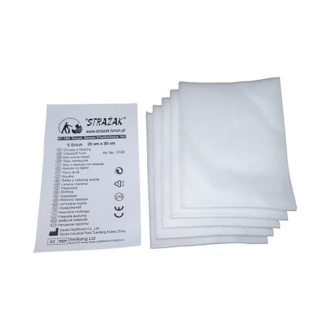 Chusta z fizeliny 20cm x 30cm (5szt) Chusta z fizeliny 20cm x 30cm (5szt)