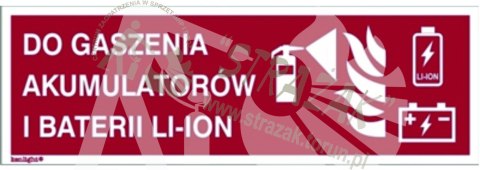 DO GASZENIA AKUMULATORÓW I BATERII LI-ON
