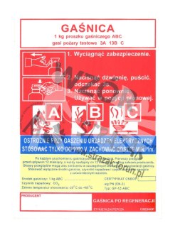 Etykieta GP-4x ABC uniwersalna kolorowa