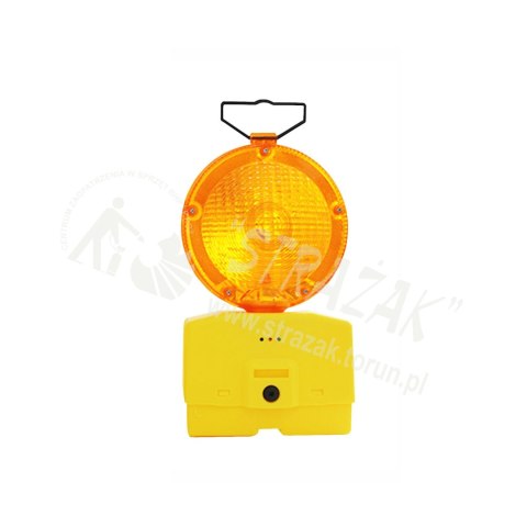 Lampa drogowa ledowa pomarańczowa dwustronna Lampa drogowa ledowa pomarańczowa dwustronna