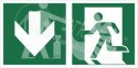 Piktogram na lampę ewakuacyjną Piktogram na lampę ewakuacyjną
