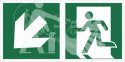 Piktogram na lampę ewakuacyjną Piktogram na lampę ewakuacyjną
