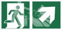 Piktogram na lampę ewakuacyjną Piktogram na lampę ewakuacyjną