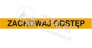 TAŚMA PODŁOGOWA ZACHOWAJ ODSTĘP TAŚMA PODŁOGOWA ZACHOWAJ ODSTĘP