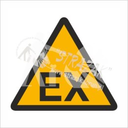 ZNAK EX 55X55 folia podłogowa antypoślizgowa