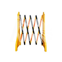 Zapora plastikowa harmonijkowa żółto-czarna