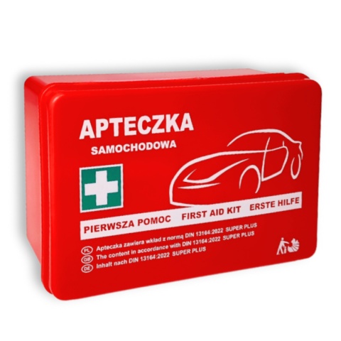 Apteczka pierwszej pomocy samochodowa AS 13164 plastik SUPER PLUS Apteczka pierwszej pomocy samochodowa AS 13164 plastik SUPER PLUS