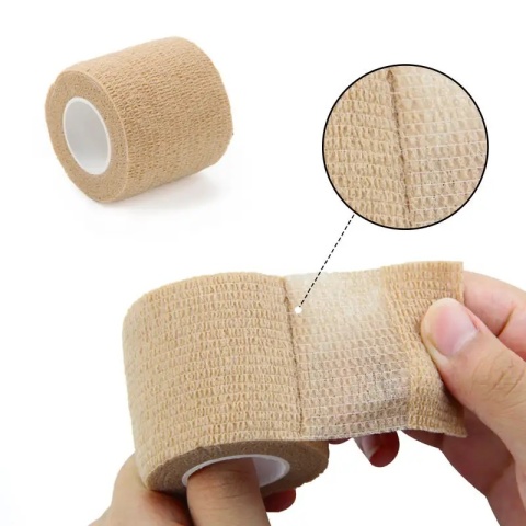 Opaska bandaż kohezyjny coban samoprzylepny 2,5cm x 4,5m - biały Opaska bandaż kohezyjny coban samoprzylepny 2,5cm x 4,5m - biały
