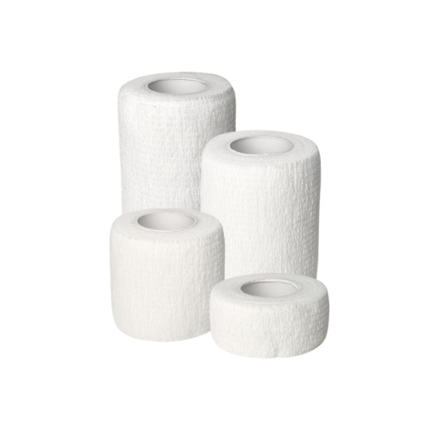 Opaska bandaż kohezyjny coban samoprzylepny 5cm x 4,5m - biały Opaska bandaż kohezyjny coban samoprzylepny 5cm x 4,5m - biały