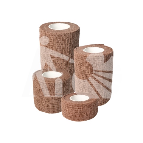 Opaska bandaż kohezyjny coban samoprzylepny 5cm x 4,5m - khaki Opaska bandaż kohezyjny coban samoprzylepny 5cm x 4,5m - khaki