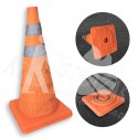 Pachołek drogowy składany odblaskowy ostrzegawczy 50cm