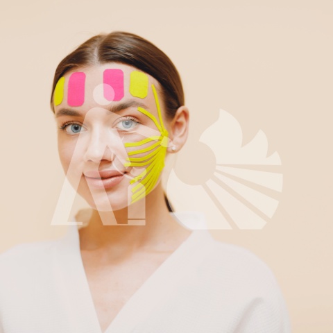 Taśma kinezjologiczna KINESIO TAPE 5cm x 5m - cielista