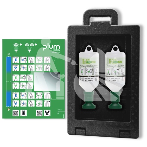 Zamykana stacja do płukania oczu PLUM iBOX2 (4922)