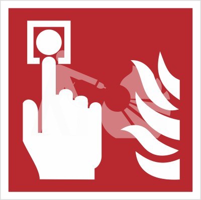 ALARM POŻAROWY - płyta sztywna