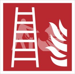 DRABINA POŻAROWA - folia fotoluminescencyjna