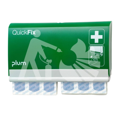 Dozownik na plastry PLUM QuickFIX 5500 + Plastry wykrywalne 5513 + Plastry wykrywalne 5513