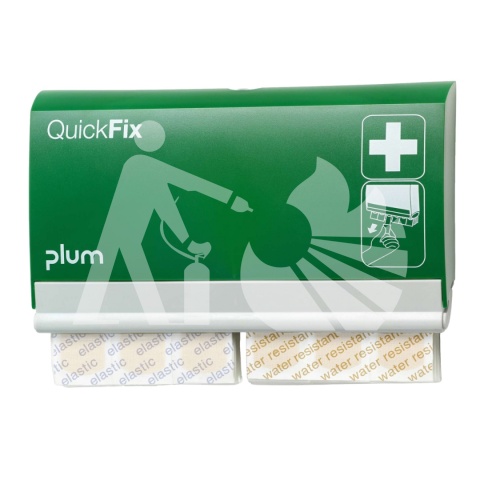 Dozownik na plastry PLUM QuickFIX 5500 + Plastry elastyczne 5512 + Plastry wodoodporne 5511