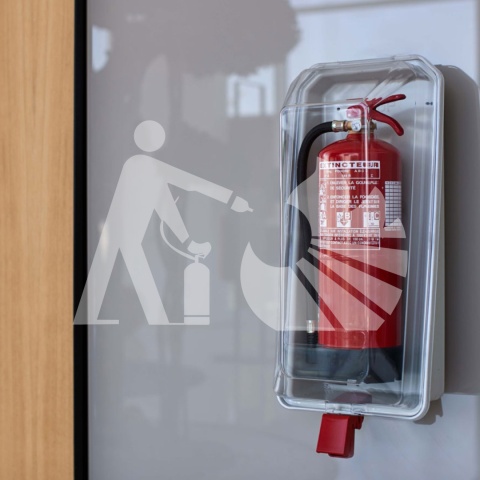 Szafka przezroczysta na gaśnicę GP-9/GP-12