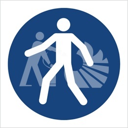 M24 – NAKAZ PRZECHODZENIA W OZNAKOWANYM MIEJSCU M24 – NAKAZ PRZECHODZENIA W OZNAKOWANYM MIEJSCU