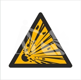 W02 - OSTRZEŻENIE PRZED NIEBEZPIECZEŃSTWEM WYBUCHU