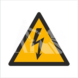 W12 – OSTRZEŻENIE PRZED NAPIĘCIEM ELEKTRYCZNYM