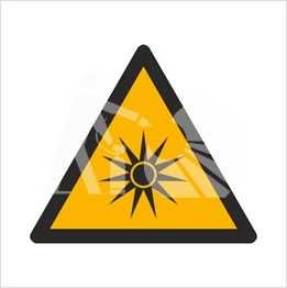W27 – OSTRZEŻENIE PRZED PROMIENIOWANIEM OPTYCZNYM