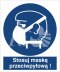 NAKAZ STOSOWANIA OCHRONY DRÓG ODDECHOWYCH - folia samoprzylepna