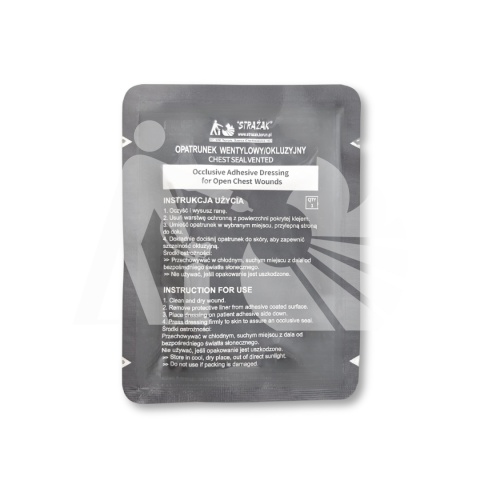 Opatrunek wentylowy okluzyjny ACS Strażak-MED Opatrunek wentylowy okluzyjny ACS Strażak-MED