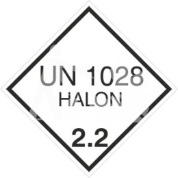 UN 1028 HALON 2,2