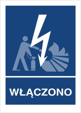 WŁĄCZONO - folia samoprzylepna