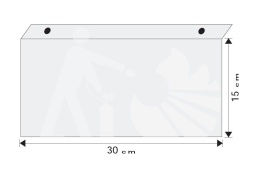 Wysięgnik dostropowy do znaków 15x30cm